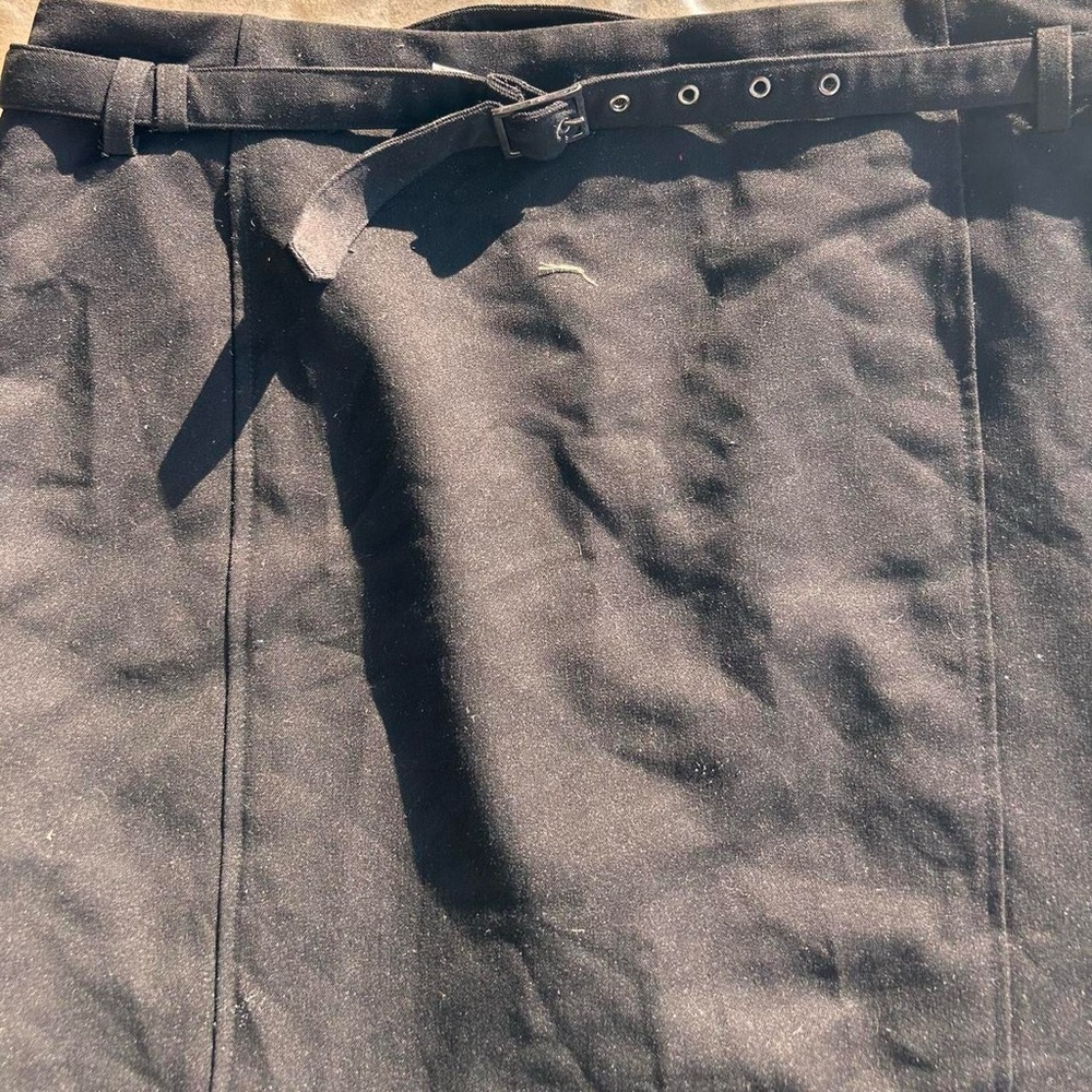 Rafaella Black Chinos with Belted Waist